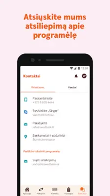 Swedbank android App screenshot 0